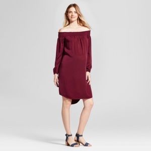New Ingrid Isabel Maroon maternity dress